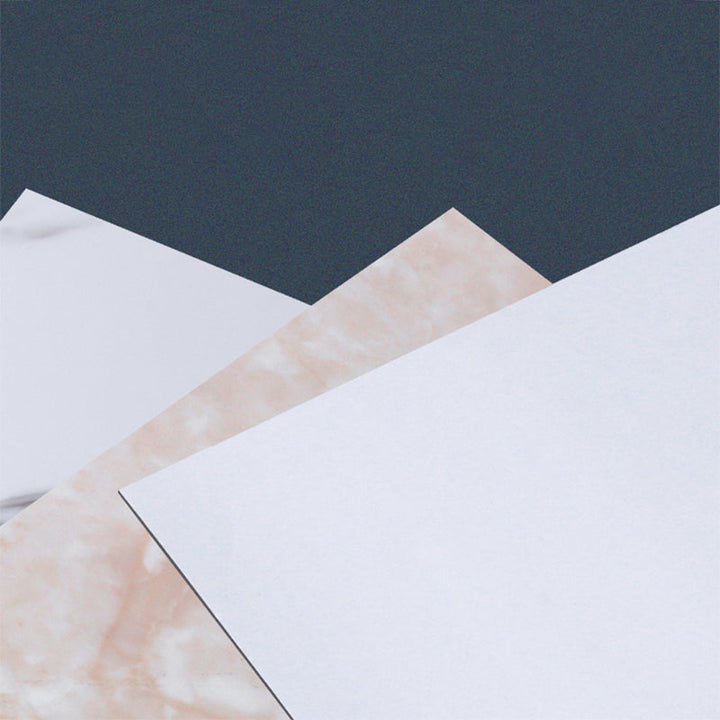 BowLift | Modern Splash Guard Wallpaper Marble Print Self-Adhesive Splash Guard Tile for Bathroom
