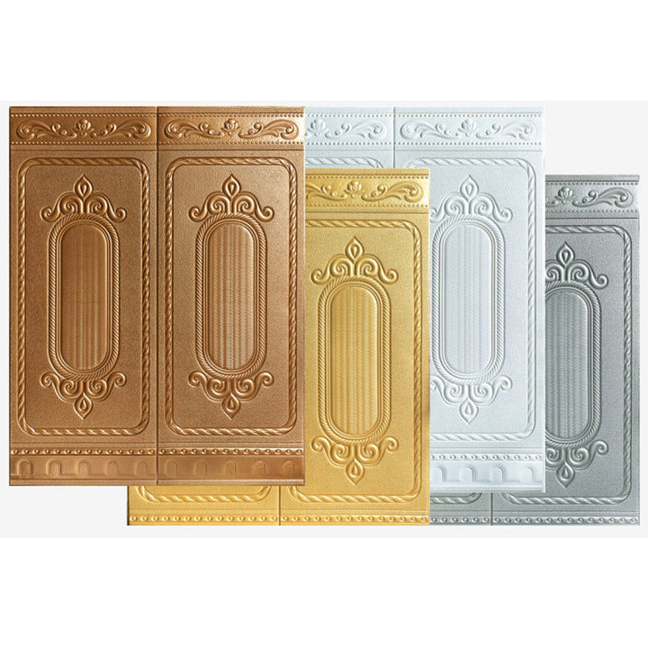 BowLift | Glam Style Wall Cladding Living Room Peel and Stick 3D Embossed Waterproof Wall Cladding