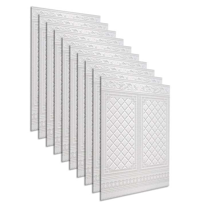 BowLift | Glam Style Wall Cladding Living Room Peel and Stick 3D Embossed Waterproof Wall Cladding