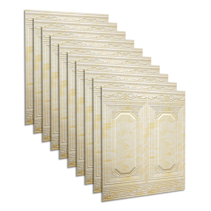 BowLift | Glam Style Wall Cladding Living Room Peel and Stick 3D Embossed Waterproof Wall Cladding