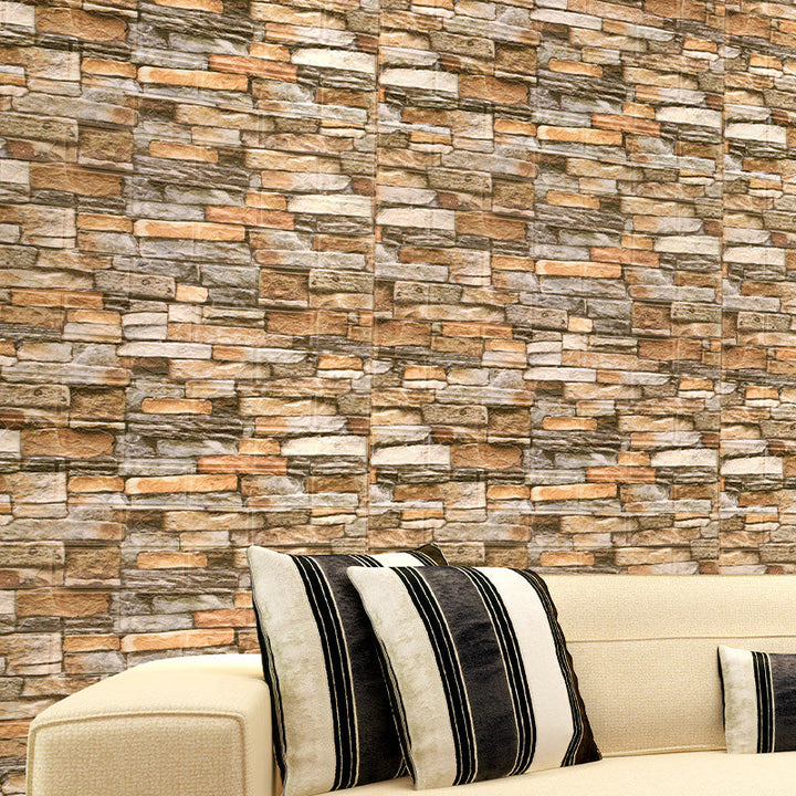 BowLift | Country House Wall Plank 3D Brick Bathroom Living Room Wall Panels Set of 2