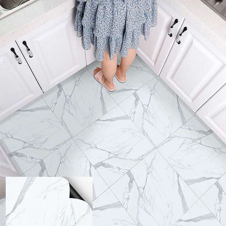 BowLift | Peel and Stick Vinyl Flooring High Gloss PVC Floor Covering with Square Edge