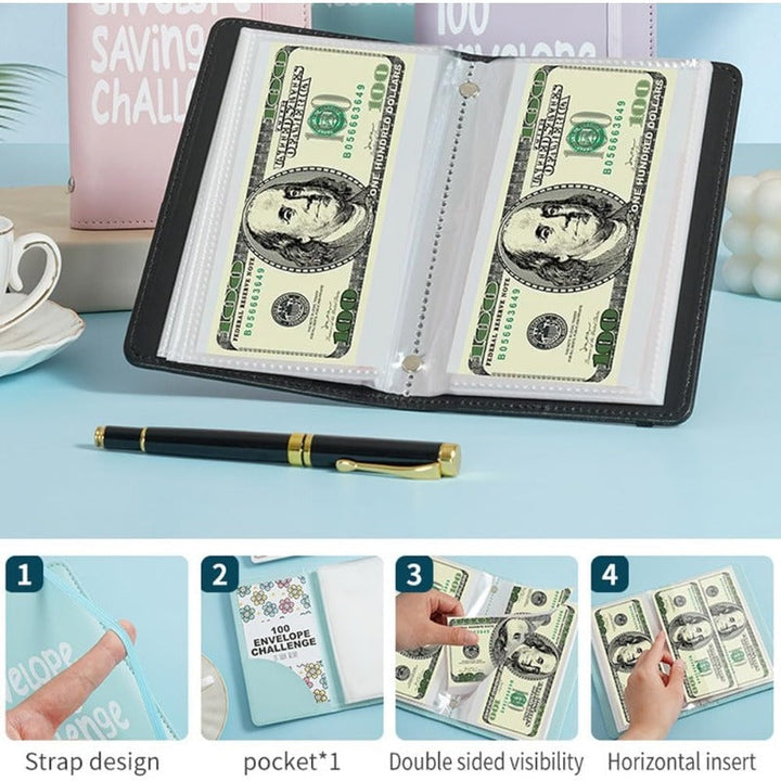 BowLift | 100 Envelope Challenge Savings Binder