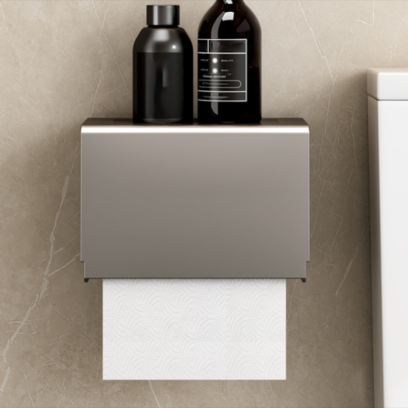 BowLift | Modern Gray Bathroom Set Paper Holder Bathroom Shelf Bathroom Hardware Set
