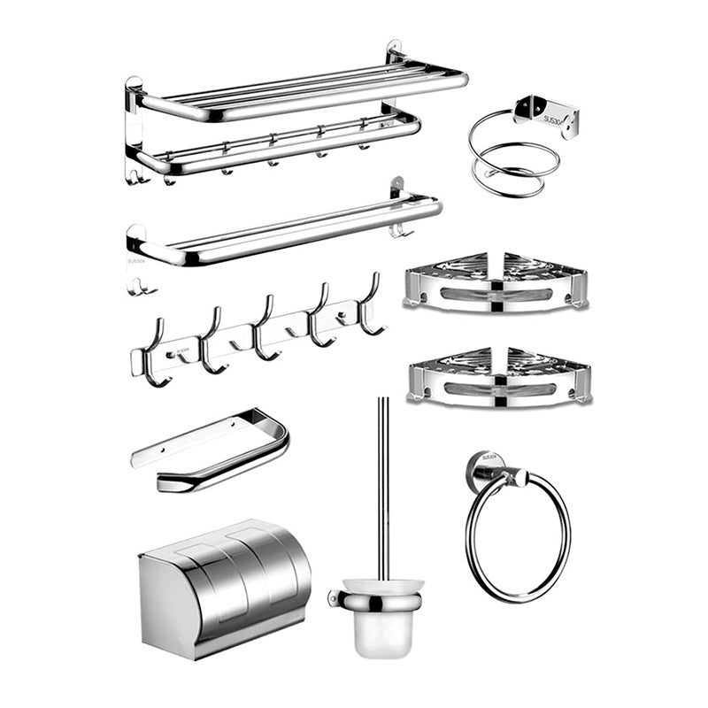 BowLift | modern bathroom accessories set stainless steel towel holder bathroom shelf bathroom set