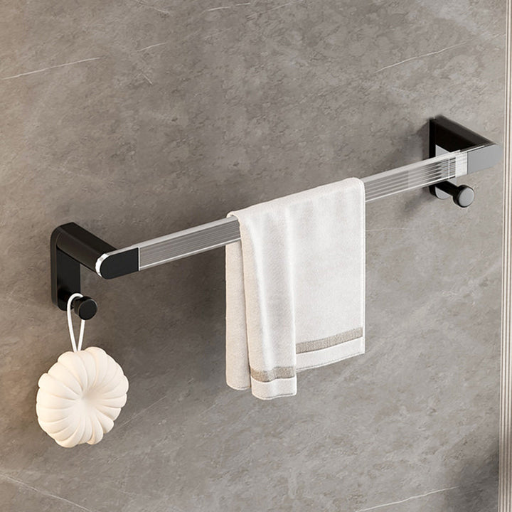 BowLift | Black Bathroom Set Metallic & Acrylic Bathroom Accessories Set made of Stainless Steel Aluminium