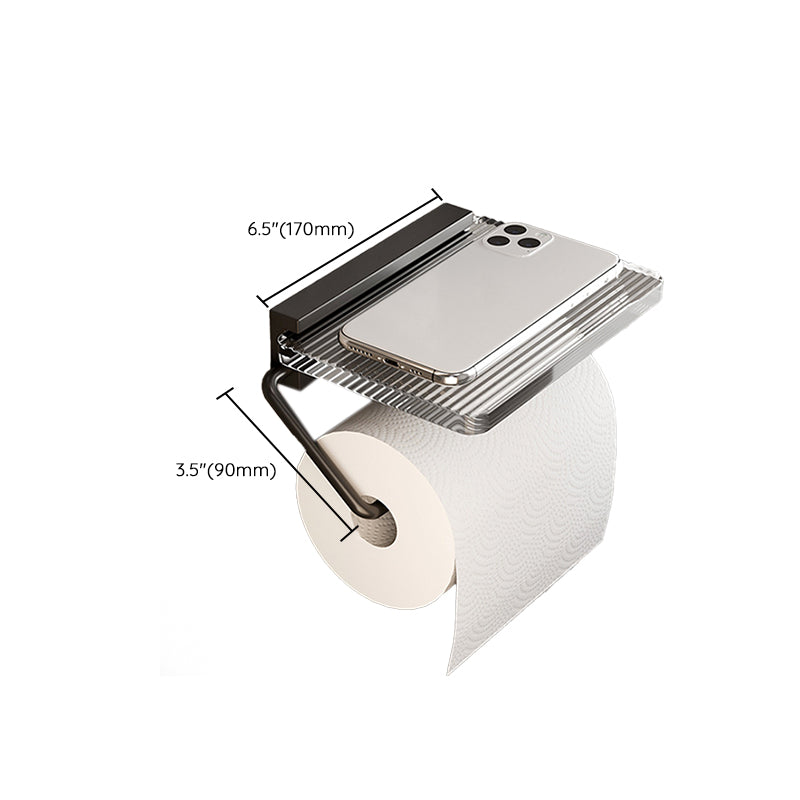 BowLift | Black Bathroom Set Metallic & Acrylic Bathroom Accessories Set made of Stainless Steel Aluminium