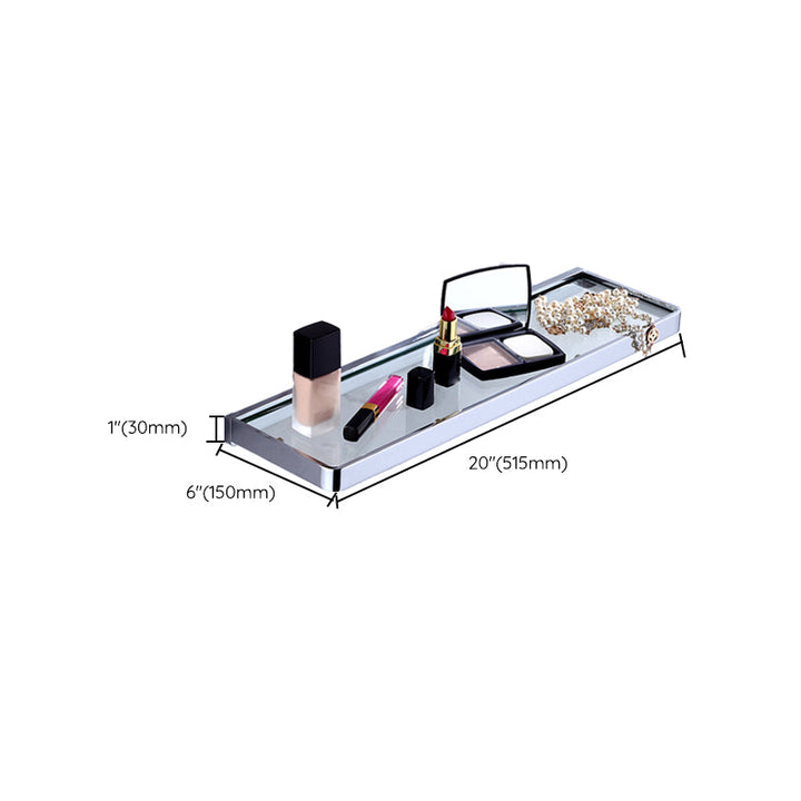 BowLift | Chrome brass modern bathroom accessory set with towel bar/ ring/ paper holder & bathrobe hook