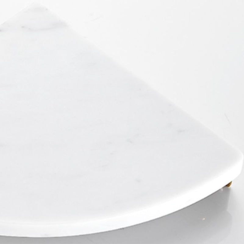 BowLift | Brushed Brass Bathroom Accessory Set Metal & Marble Bathroom Hardware Set with Bathtub Shelf