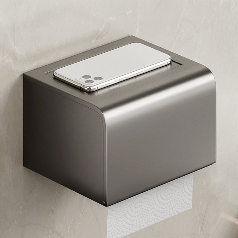 BowLift | Contemporary bathroom accessory set made of matte stainless steel-aluminum with bathrobe hook/towel rail