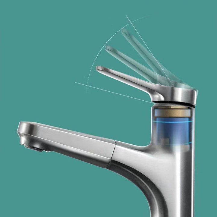 BowLift | Basic Faucet Brass Faucet Silver Centerset Faucet
