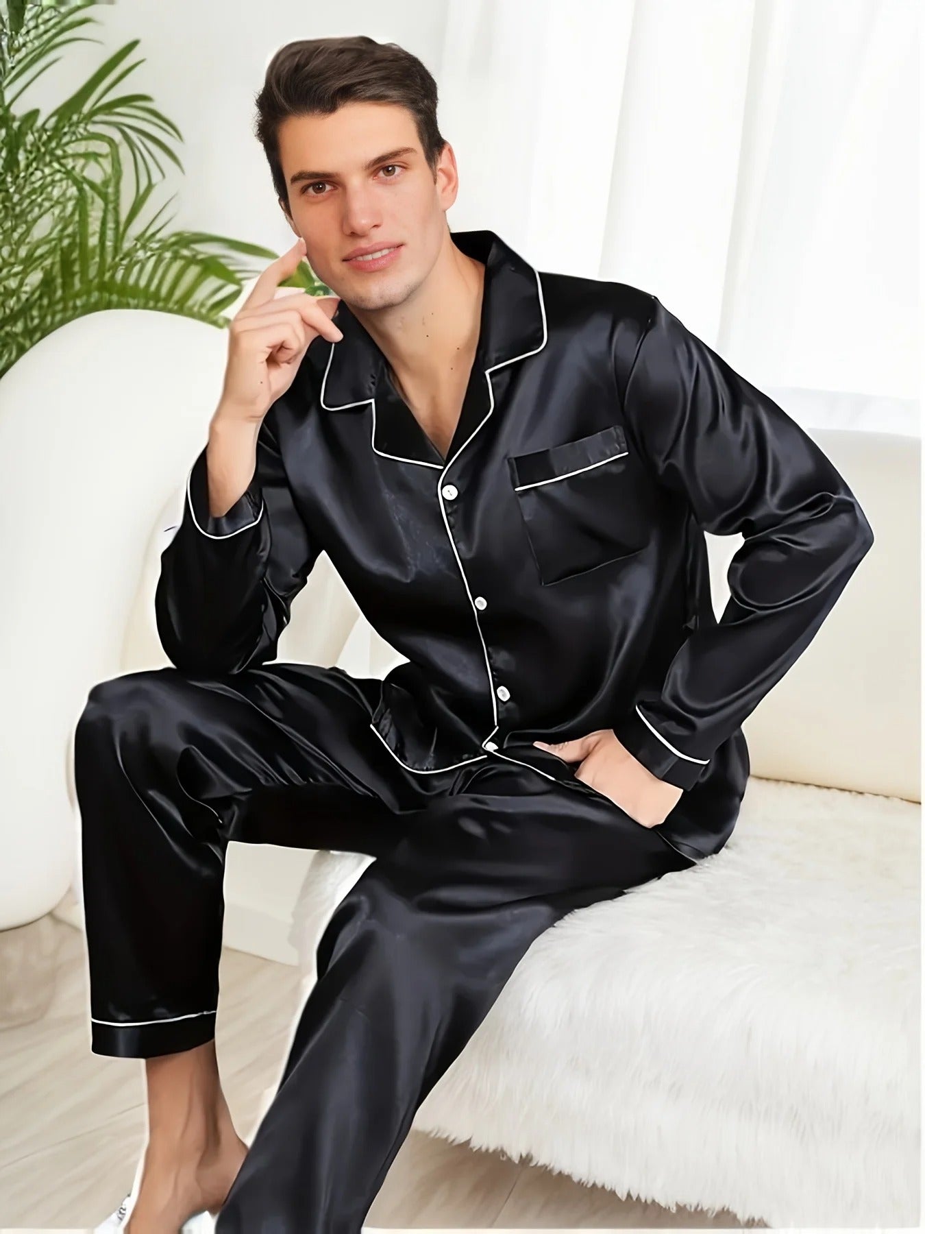 BowLift | Luxury Men's Pajamas | Elegant Nightwear | Comfortable & Breathable | For Restful Sleep
