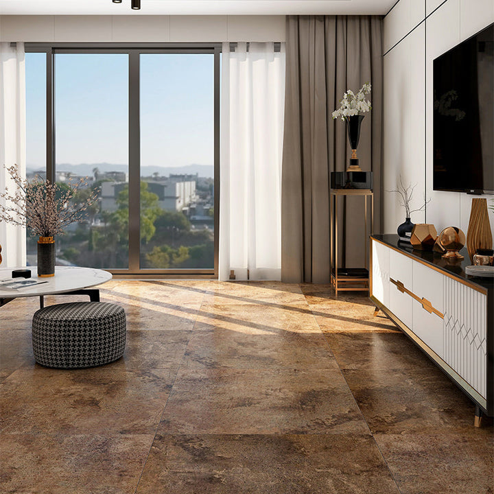 BowLift | PVC flooring stone design peel & stick square vinyl floor for the living room