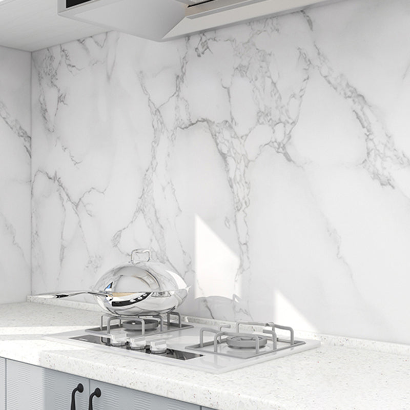 BowLift | Modern Splash Guard Tile Waterproof Marble Print Peel and Stick Tile for the Kitchen