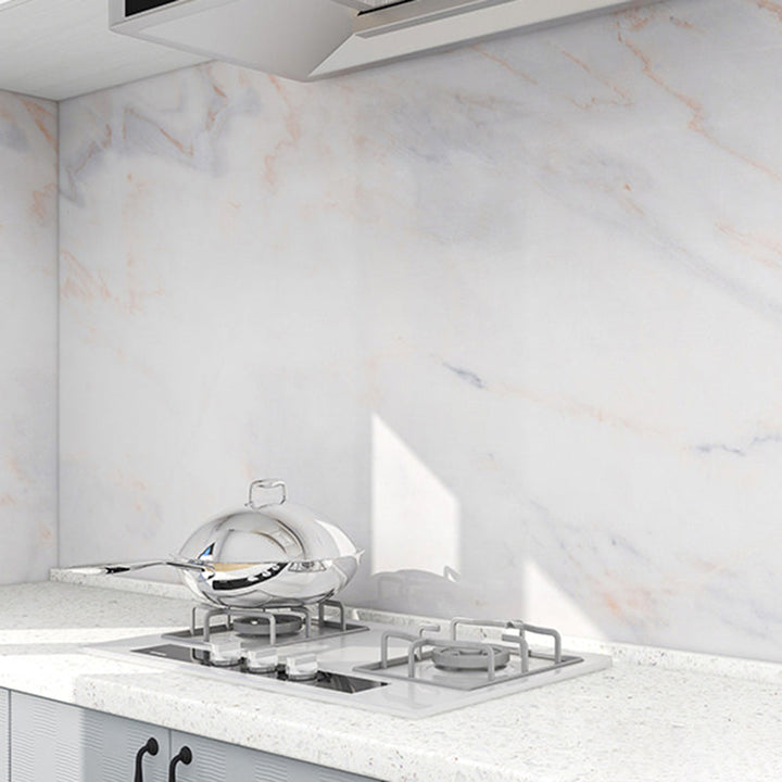 BowLift | Modern splash guard tile waterproof marble print peel and stick tile for the kitchen