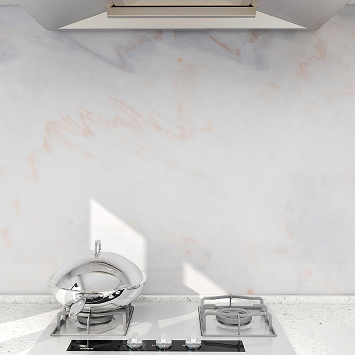 BowLift | Modern Splash Guard Tile Waterproof Marble Print Peel and Stick Tile for the Kitchen