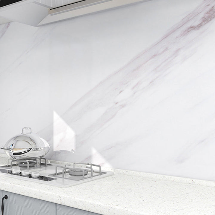 BowLift | Modern Splash Guard Tile Waterproof Marble Print Peel and Stick Tile for the Kitchen