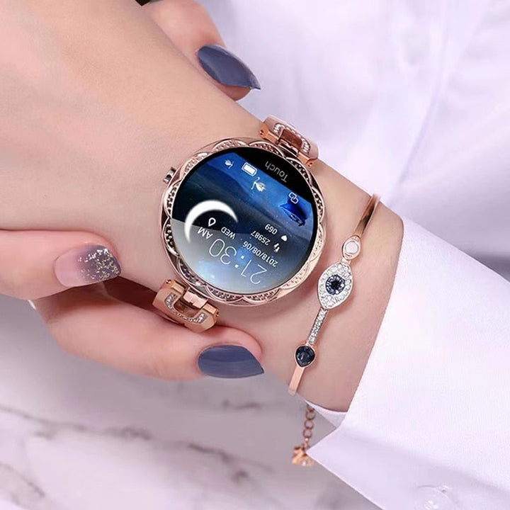 BowLift | PolsVital Women's Smartwatch – Waterproof, Health and Fitness Monitor in Stylish Design
