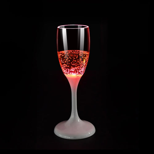 BowLift | LED Wine Glasses | Light-Up Drinkware with 6 Colors | Liquid-Activated | Reusable Party Cups 4–8oz
