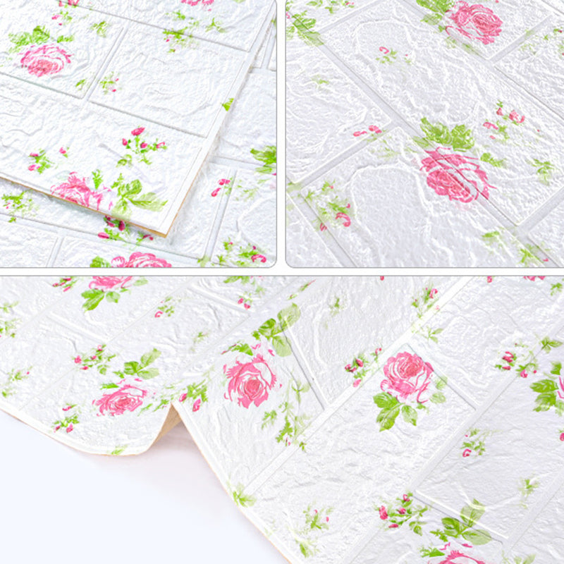 BowLift | Farmhouse Beadboard PVC Wall Access Panel Peel and Stick Wall Tile Set of 2