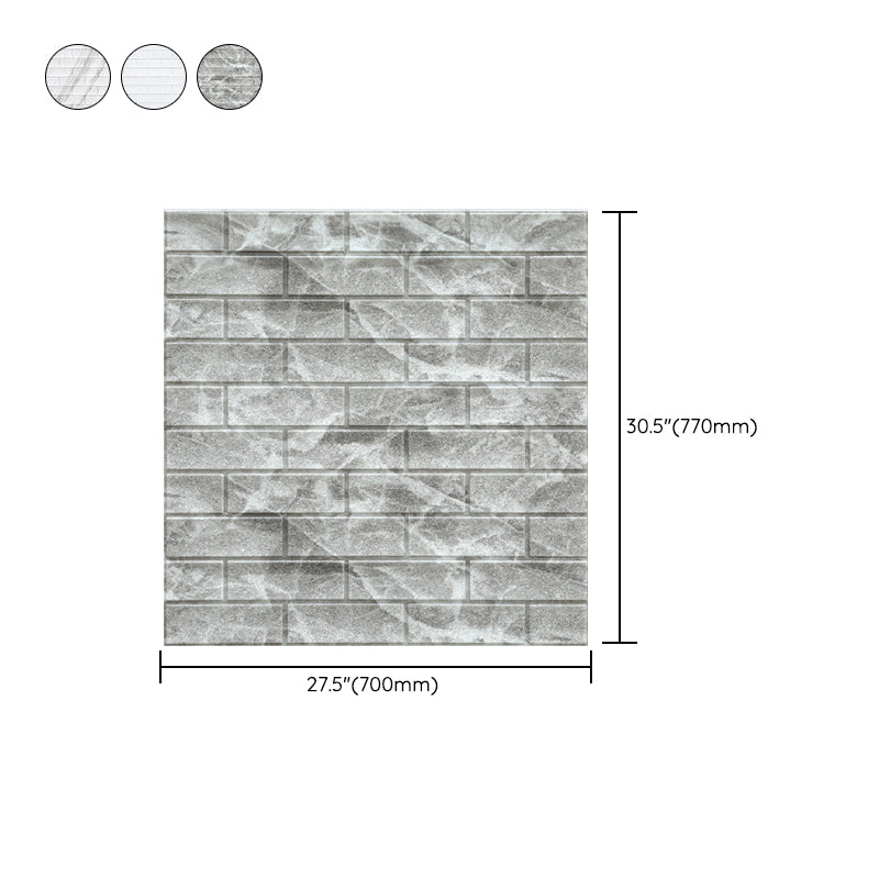 BowLift | Industrial Wall Panel, 3D Brick Bathroom Wall Panels Set of 2
