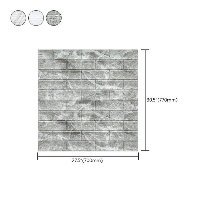 BowLift | Industrial Wall Panel, 3D Brick Bathroom Wall Panels Set of 2