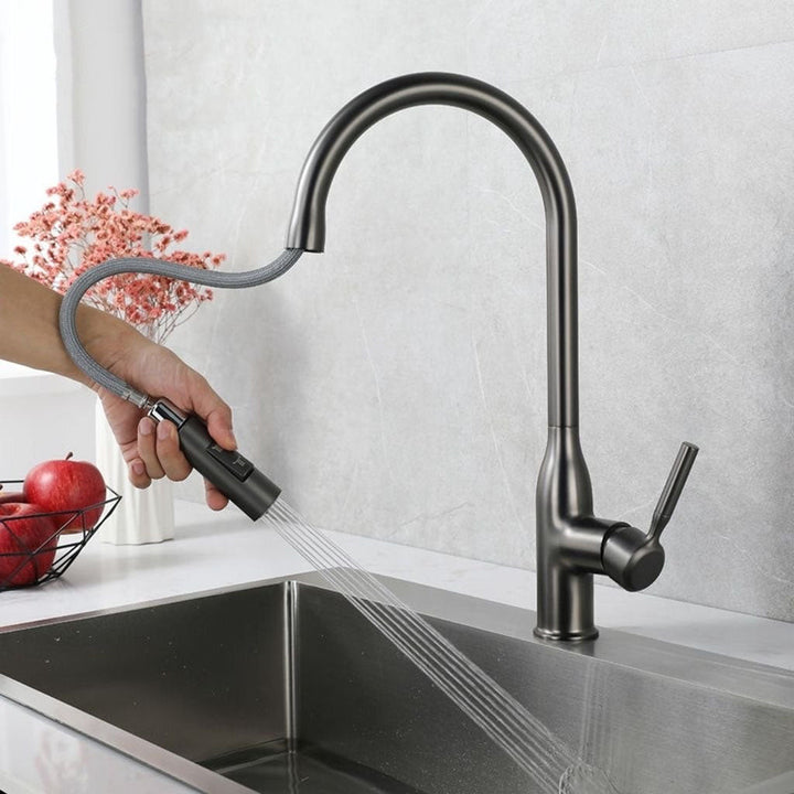 BowLift | Modern Pull-down Water Filler Single Handle High Arc Kitchen Faucet