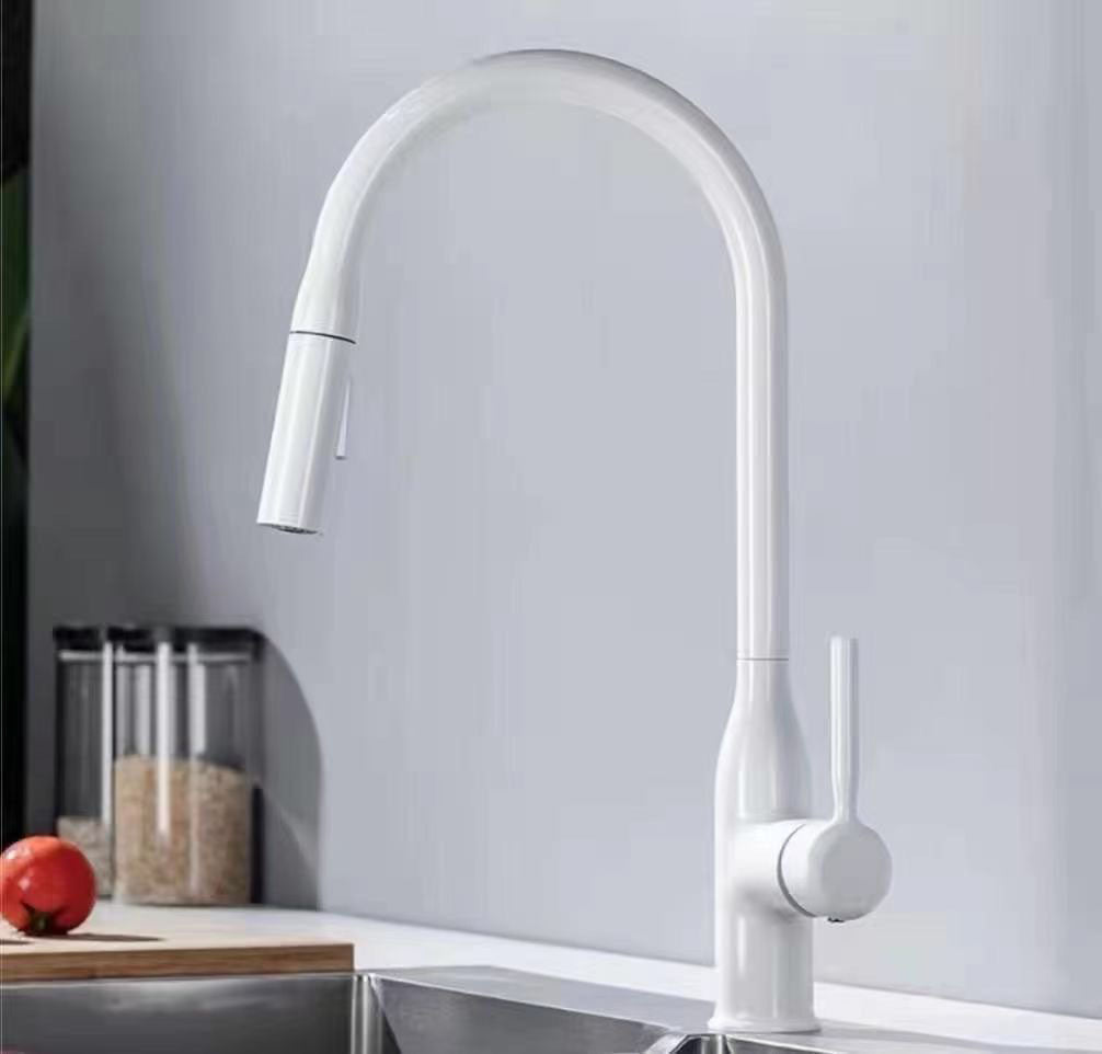 BowLift | Modern Pull-down Water Filler Single Handle High Arc Kitchen Faucet