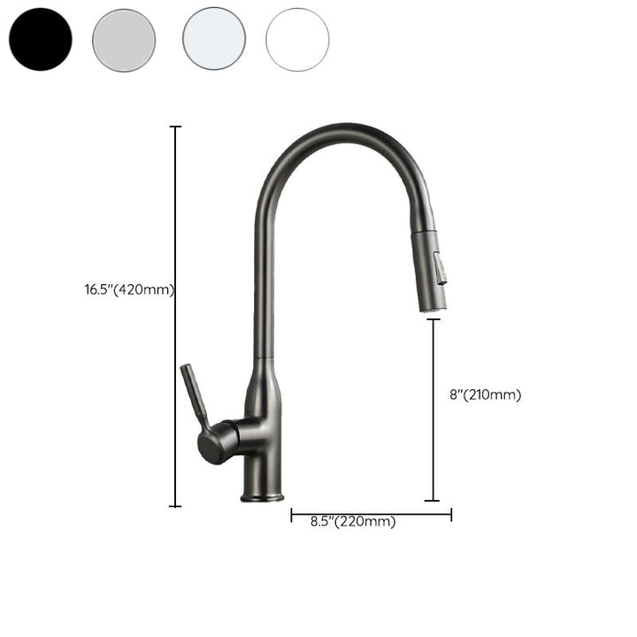 BowLift | Modern Pull-down Water Filler Single Handle High Arc Kitchen Faucet