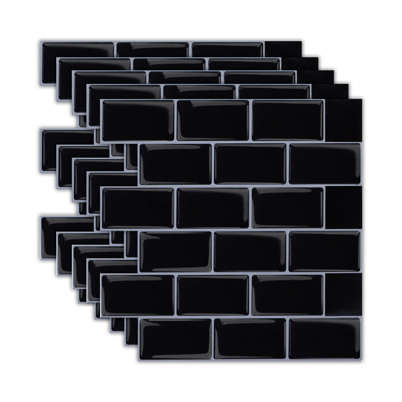 BowLift | Solid Peel & Stick Subway Tile Scratch Resistant PVC Rectangular Peel and Stick Wall Tile