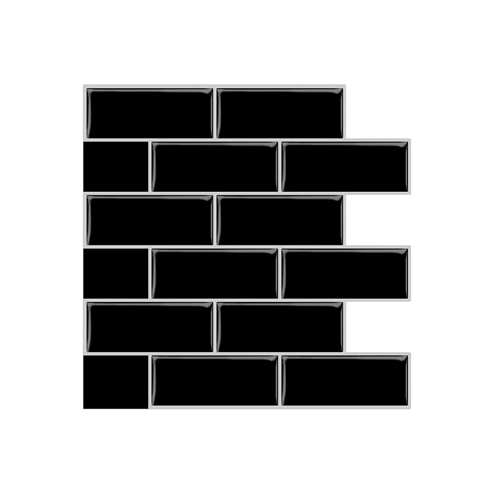 BowLift | Solid Peel & Stick Subway Tile Scratch Resistant PVC Rectangular Peel and Stick Wall Tile