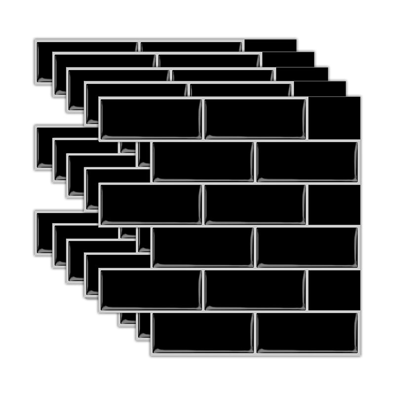 BowLift | Solid Peel & Stick Subway Tile Scratch Resistant PVC Rectangular Peel and Stick Wall Tile