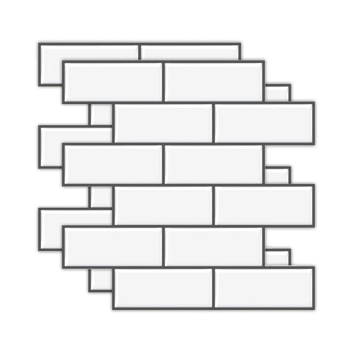 BowLift | Rectangular Tile - Peel & Stick Easy Waterproof Plastic Peel and Stick Subway Tile for the Kitchen