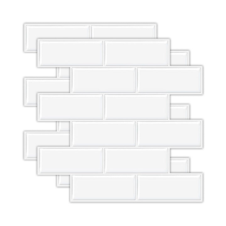 BowLift | Rectangular Tile - Peel & Stick Easy Waterproof Plastic Peel and Stick Subway Tile for the Kitchen