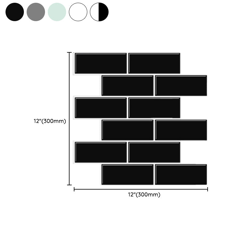 BowLift | Rectangular Tile - Peel & Stick Easy Waterproof Plastic Peel and Stick Subway Tile for the Kitchen