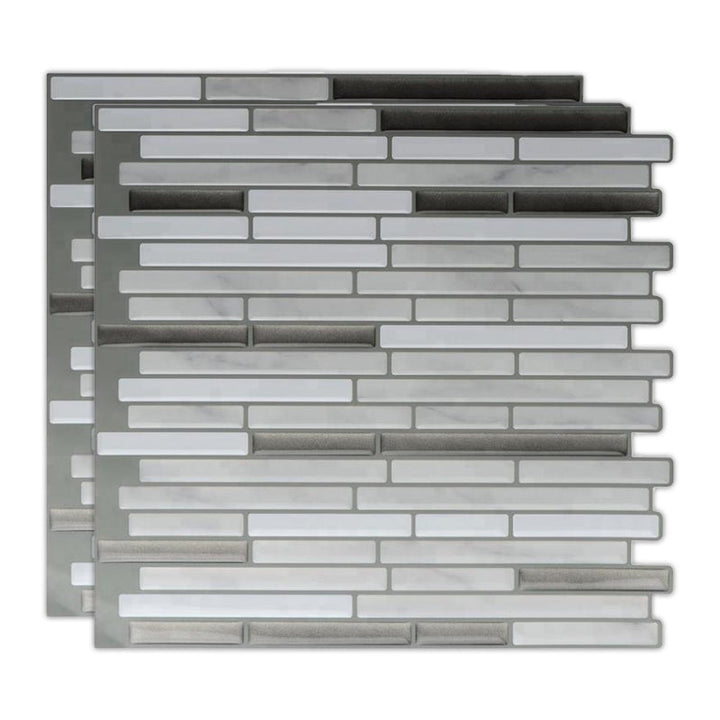 BowLift | Peel & Stick Subway Tile Stain Resistant Plastic Rectangle Peel and Stick Tile 2-Pack