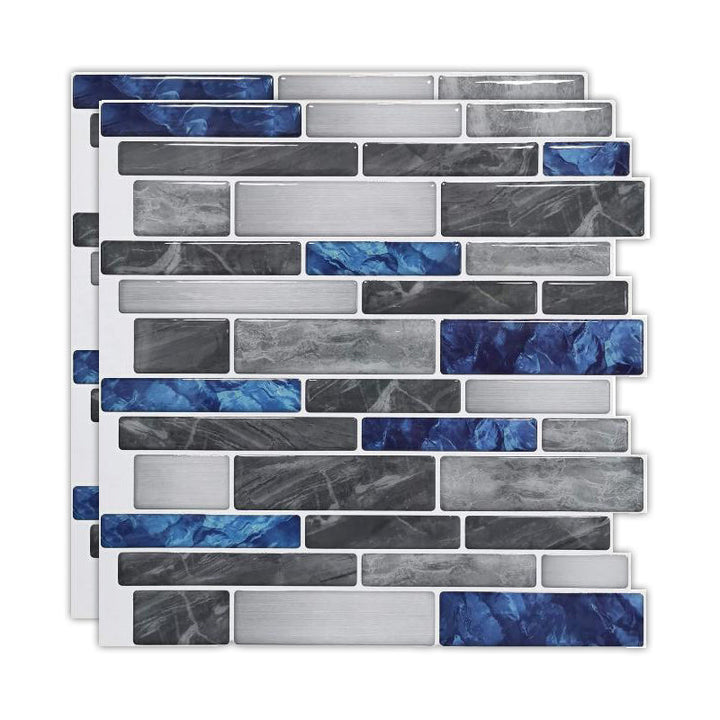 BowLift | Peel & Stick Subway Tile Stain Resistant Plastic Rectangle Peel and Stick Tile 2-Pack