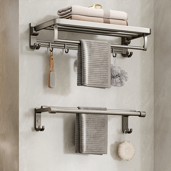 BowLift | Modern Stainless Steel Bathroom Shelf Bathroom Accessories Set Towel Holder Bathroom Set