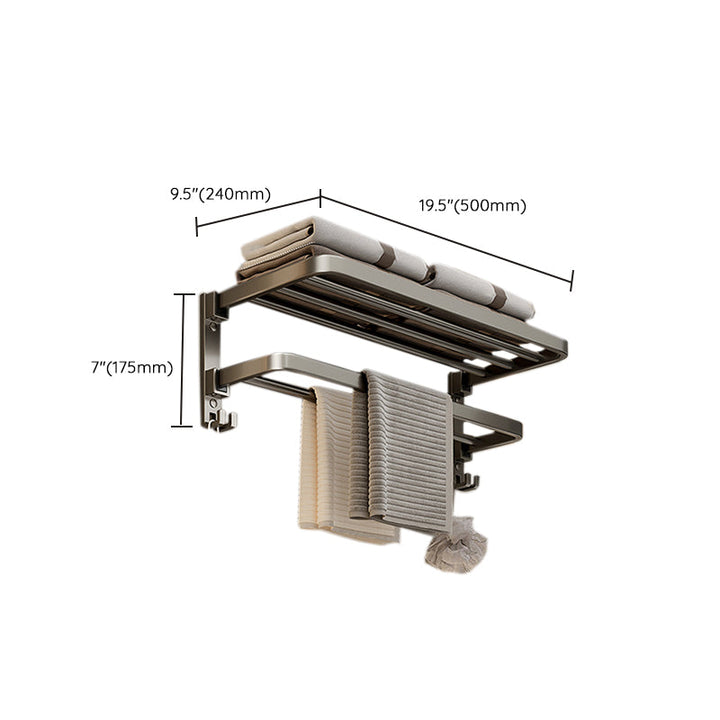 BowLift | Modern Stainless Steel Bathroom Shelf Bathroom Accessories Set Towel Holder Bathroom Set