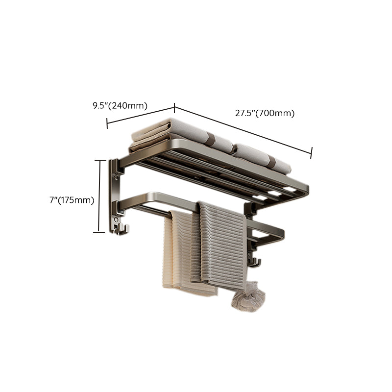 BowLift | Modern Stainless Steel Bathroom Shelf Bathroom Accessories Set Towel Holder Bathroom Set