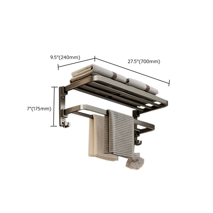 BowLift | Modern Stainless Steel Bathroom Shelf Bathroom Accessories Set Towel Holder Bathroom Set