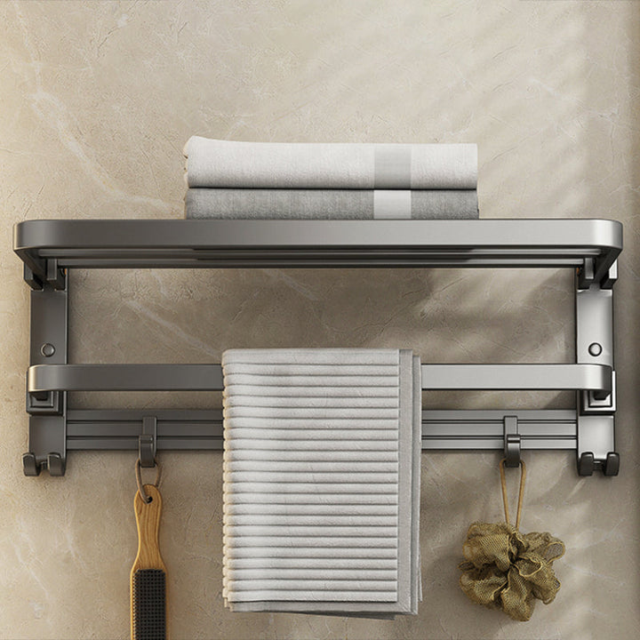 BowLift | Modern Towel Bar Bathroom Set Bathroom Shelf Bathroom Accessory Kit