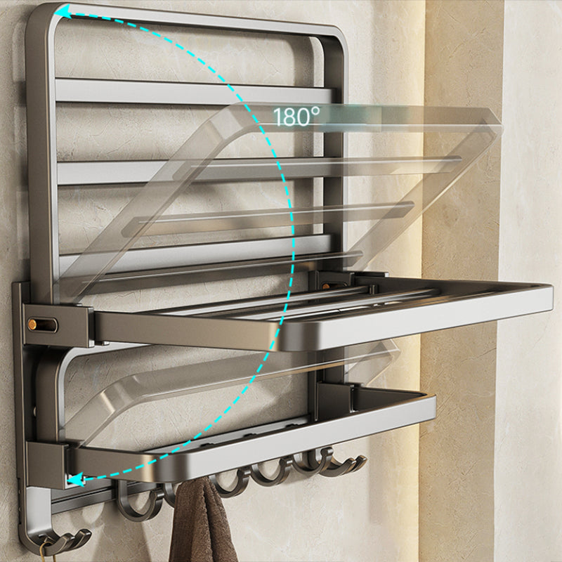 BowLift | Modern Towel Bar Bathroom Set Bathroom Shelf Bathroom Accessory Kit