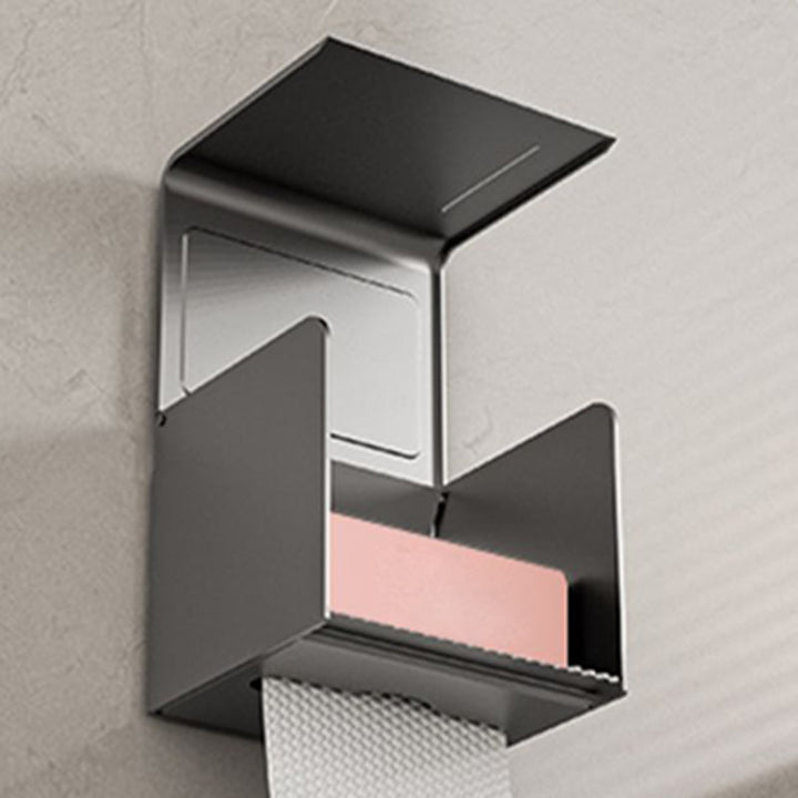 BowLift | Modern Bathroom Accessories Set Gray Towel Bar Bathroom Shelf Bathroom Hardware