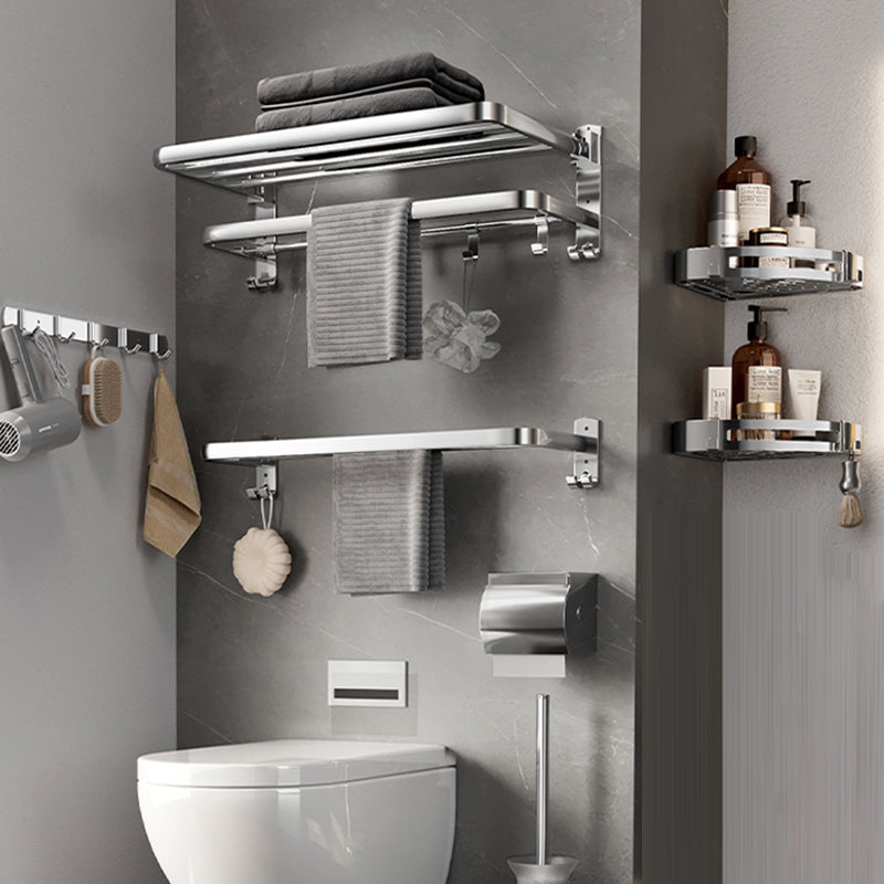 BowLift | Modern Polished Chrome Bathroom Accessory Set made of Stainless Steel