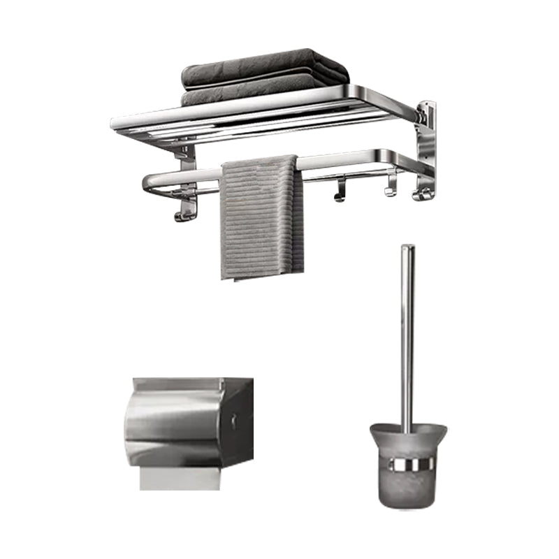 BowLift | Modern Polished Chrome Bathroom Accessory Set made of Stainless Steel