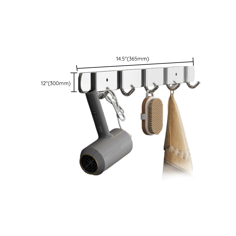 BowLift | Modern Polished Chrome Bathroom Accessory Set made of Stainless Steel