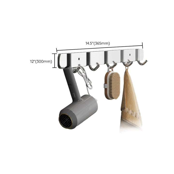 BowLift | Modern Polished Chrome Bathroom Accessory Set made of Stainless Steel