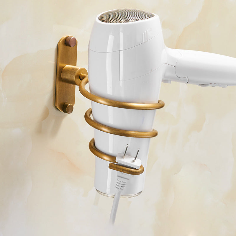 BowLift | Vintage Bronze Bathroom Accessories Set Brushed Brass Towel Rail/Paper Holder/Bath Shelf