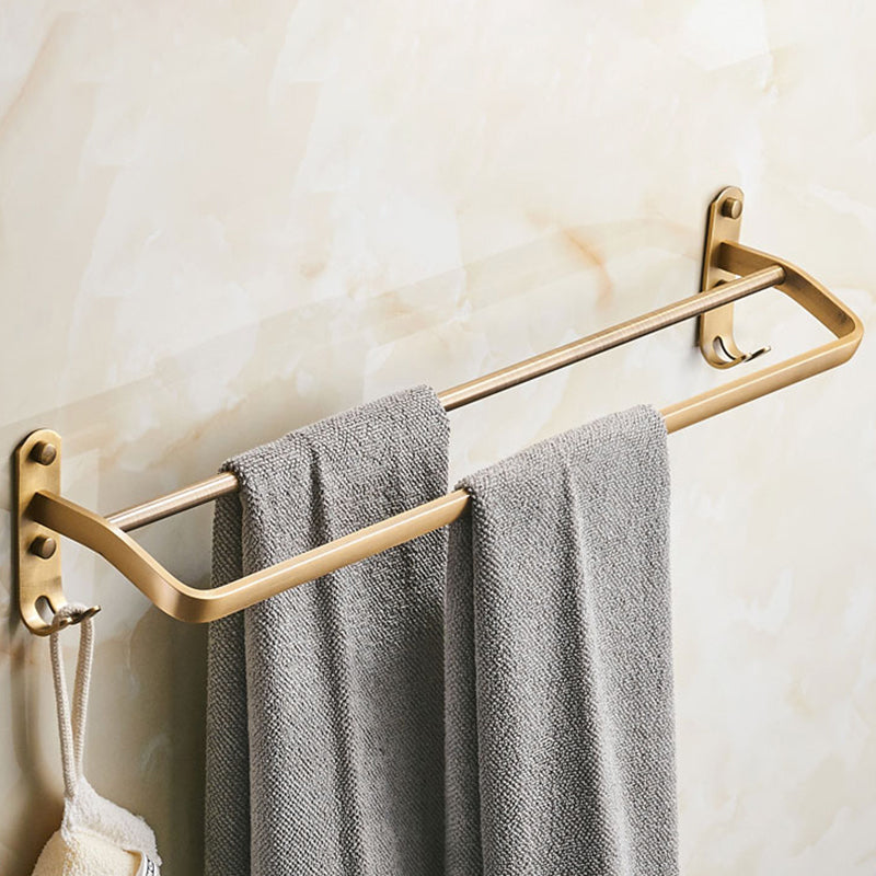 BowLift | Vintage Bronze Bathroom Accessories Set Brushed Brass Towel Bar/Paper Holder/Bath Shelf